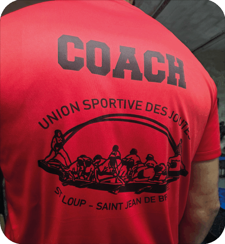 Sublimation T-shirt technique Joutes Nautiques CreaStyl