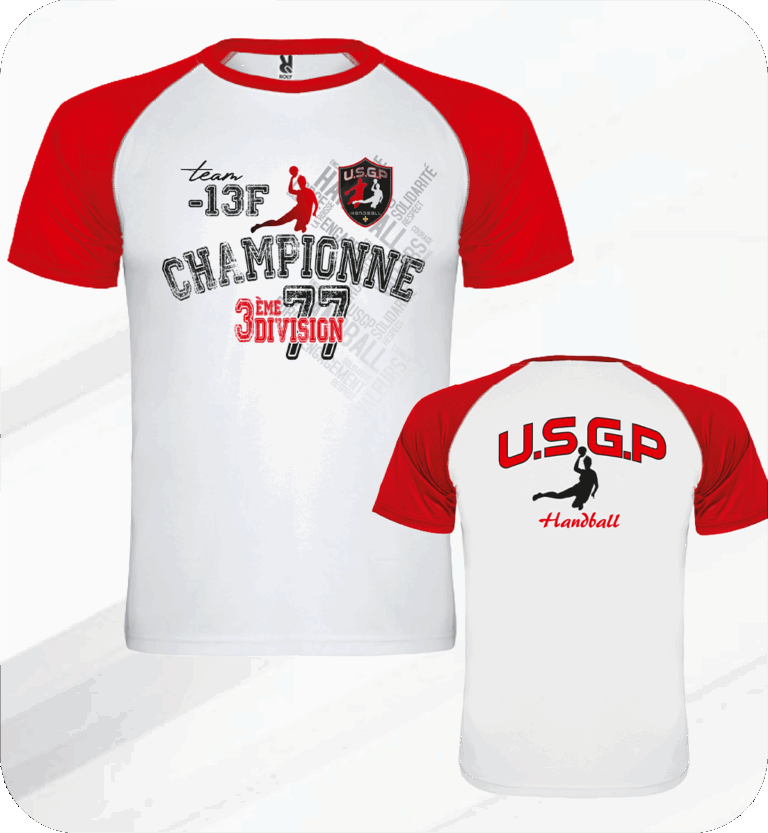 T-Shirt Sublimé Handball CreaStyl