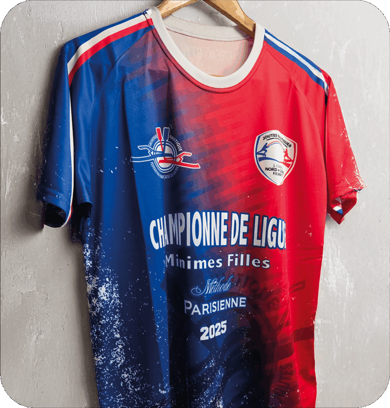 Maillot Joutes Nautiques Personnalisé CreaStyl