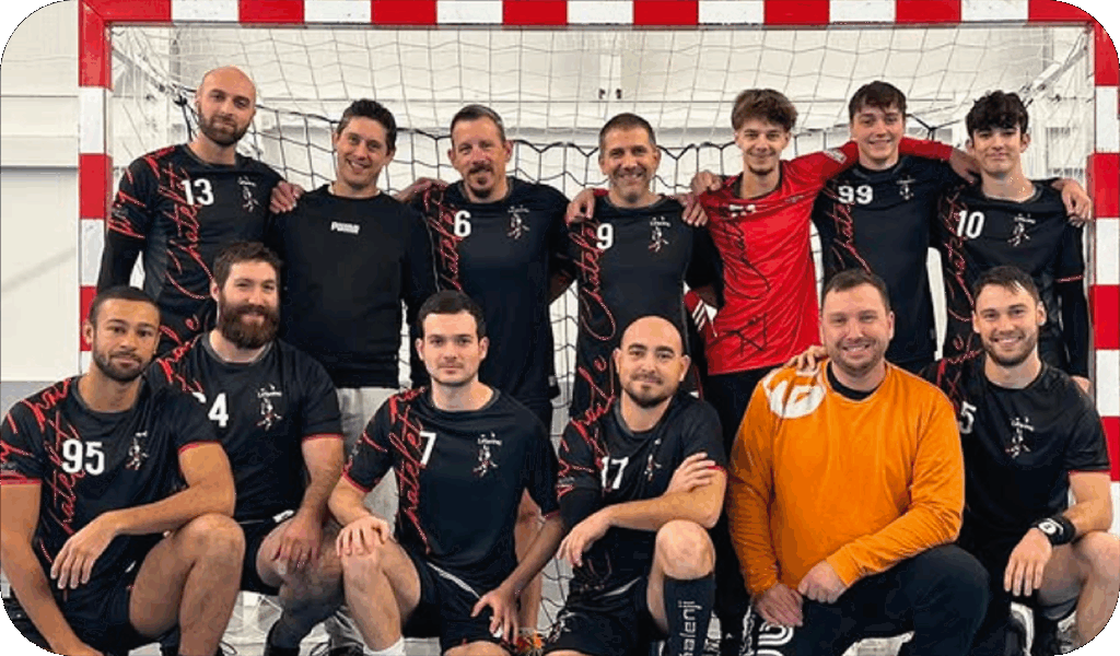 équipe de Handball avec tenue personnalisé CréaStyl