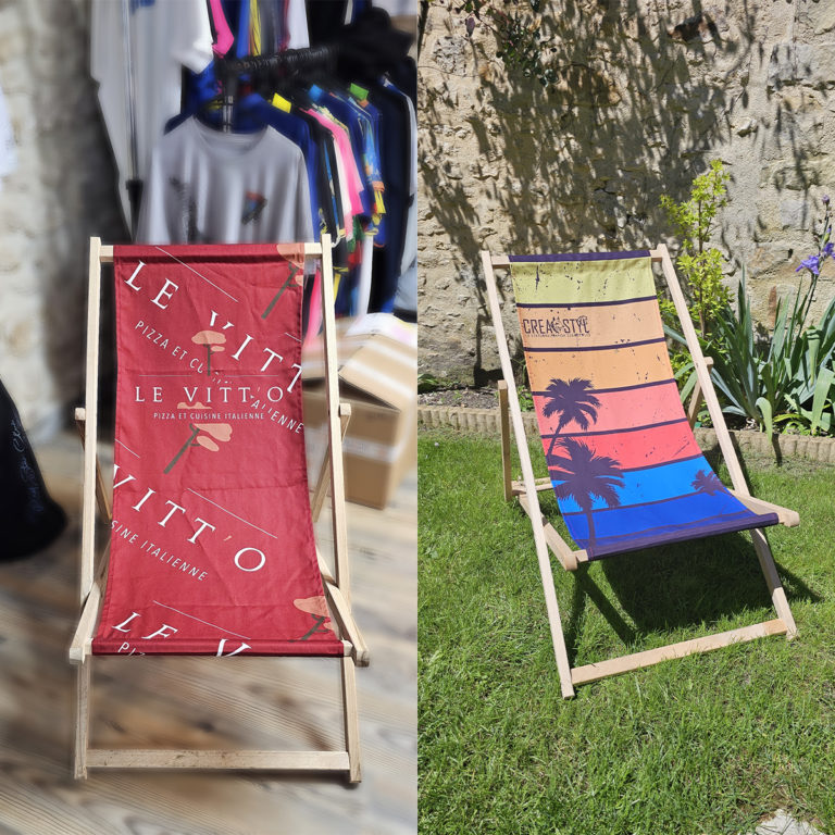 Chilienne (transat) personnalisée par Créa-Styl